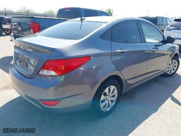 2017 Hyundai Accent SE with VIN KMHCT4AE7HU291456, listed as a IAAI auction lot 41874305 with 116,767 mi miles. Bid and sale history available at carsss.com. Image 4.