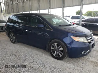 2014 Honda Odyssey Touring with VIN 5FNRL5H92EB072034, listed as a Copart auction lot 60371485 with 259,312 mi miles and Clean title. Bid and sale history available at DreamBid. Image 4.
