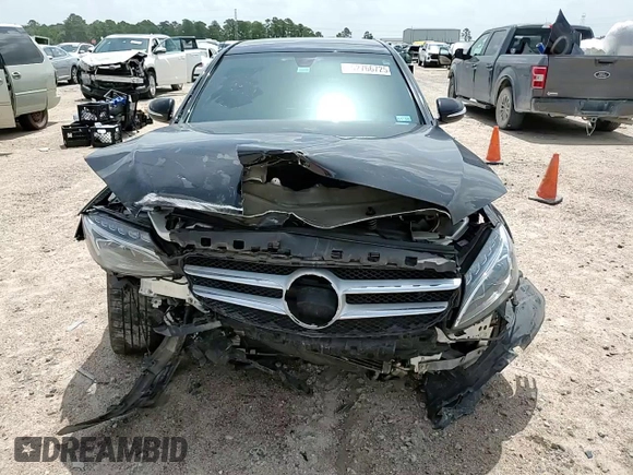 2015 Mercedes-Benz C 300 Luxury with VIN 55SWF4KB0FU013726, listed as a Copart auction lot 62766725 with 75,380 mi miles and Salvage title. Bid and sale history available at DreamBid. Image 15.