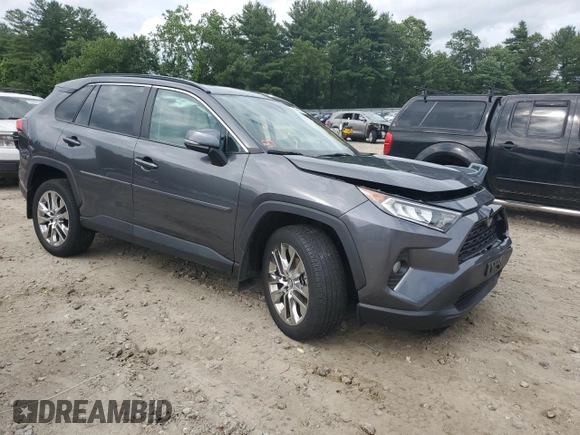 2021 Toyota RAV4 XLE Premium with VIN 2T3A1RFV5MC152318, listed as a Copart auction lot 62899735 with 41,376 mi miles and Salvage title. Bid and sale history available at DreamBid. Image 4.