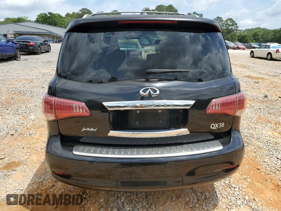 2011 Infiniti QX56 7-passenger с VIN JN8AZ2NF8B9503376, выставлен на аукционе Copart как лот 54276835 с пробегом 195 727 миль миль и Списание • Salvage title. История ставок и продаж доступна на DreamBid. Изображение 6.