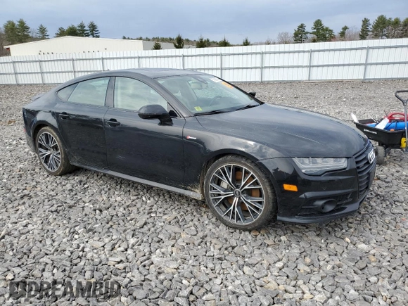 2017 Audi A7 Prestige with VIN WAU22AFC7HN085750, listed as a Copart auction lot 51886284 with 101,997 mi miles and Salvage Title. Bid and sale history available at carsss.com. Image 4.