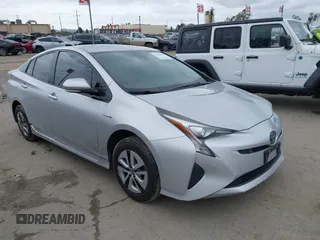 2018 Toyota Prius Two with VIN JTDKBRFU9J3598106, listed as a IAAI auction lot 41745414 with 153,555 mi miles. Bid and sale history available at carsss.com. Image 1.