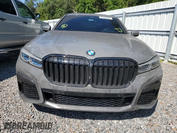 2020 BMW 7 Series 740i with VIN WBA7T2C09LGF96718, listed as a Copart auction lot 63169003 with 43,315 mi miles. Bid and sale history available at carsss.com. Image 5.