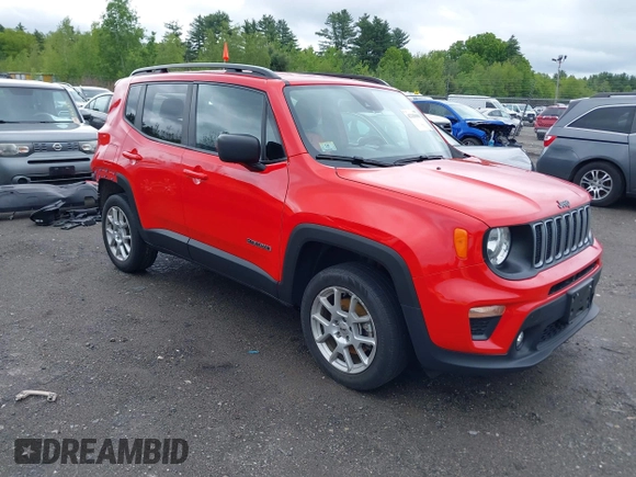 2022 Jeep Renegade Latitude with VIN ZACNJDB19NPN81559, listed as a IAAI auction lot 42329989 with 36,713 mi miles and . Bid and sale history available at DreamBid. Image 1.