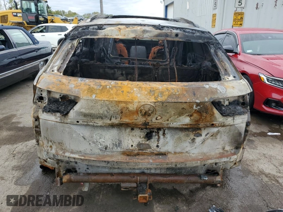 2021 Volkswagen Atlas SEL with VIN 1V2BE2CA3MC224845, listed as a Copart auction lot 72646844 with Not provided miles and Non repairable. Bid and sale history available at DreamBid. Image 6.