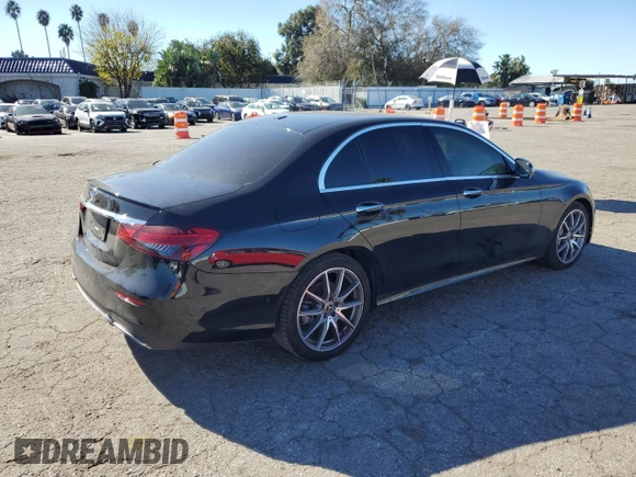 2023 Mercedes-Benz E-Class E 350 with VIN W1KZF8DB4PB131811, listed as a Copart auction lot 39816124 with 0 mi miles. Bid and sale history available at carsss.com. Image 3.