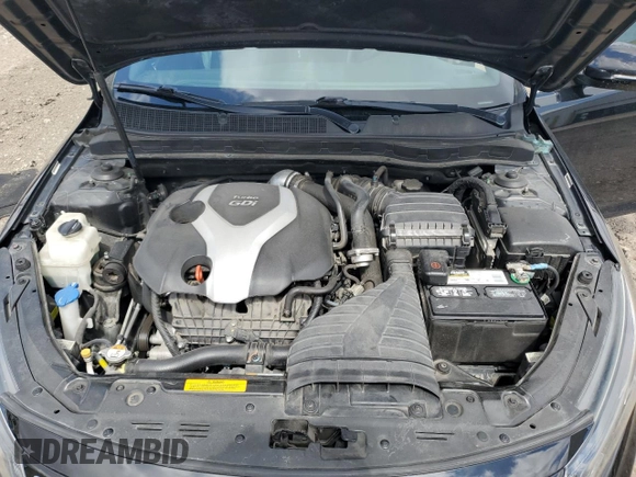 2015 Kia Optima SX Turbo with VIN 5XXGR4A61FG381136, listed as a Copart auction lot 52709315 with 48,751 mi miles and Salvage Title. Bid and sale history available at carsss.com. Image 11.