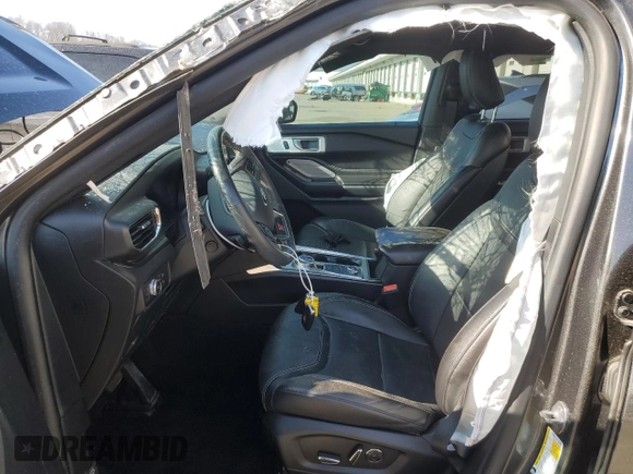 2020 Ford Explorer ST with VIN 1FM5K8GC8LGB20554, listed as a Copart auction lot 47098265 with 96,840 mi miles and Salvage Title. Bid and sale history available at carsss.com. Image 7.
