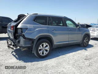 2018 Volkswagen Atlas SEL z VIN 1V2MR2CA5JC597037, wystawiony jako Copart lot #49145785 z przebiegiem 59 105 mil mil oraz Szkoda całkowita • Salvage title. Historia ofert i sprzedaży dostępna na DreamBid. Obrazek 3.