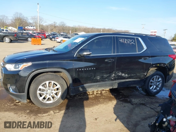 2020 Chevrolet Traverse LT Cloth with VIN 1GNERGKW0LJ315991, listed as a IAAI auction lot 41770732 with 70,433 mi miles. Bid and sale history available at carsss.com. Image 14.