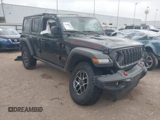 2024 Jeep Wrangler Rubicon with VIN 1C4PJXFG6RW337596, listed as a IAAI auction lot 41958788 with 15,942 mi miles. Bid and sale history available at carsss.com. Image 1.