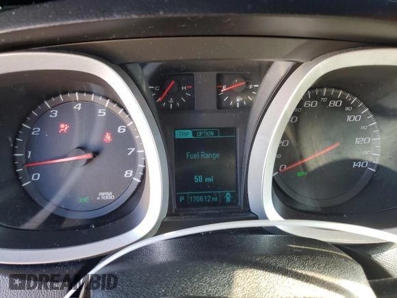 2013 Chevrolet Equinox LT with VIN 2GNFLEE36D6367894, listed as a Copart auction lot 43377985 with 170,612 mi miles and Salvage Title. Bid and sale history available at carsss.com. Image 9.