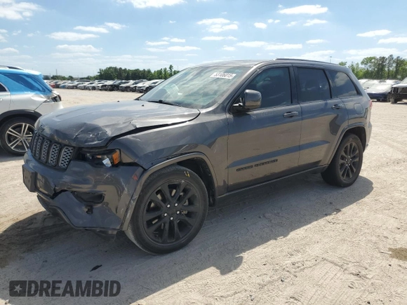 2021 Jeep Grand Cherokee Laredo E with VIN 1C4RJEAG5MC543796, listed as a Copart auction lot 53106015 with 69,193 mi miles and Salvage title. Bid and sale history available at DreamBid. Image 1.