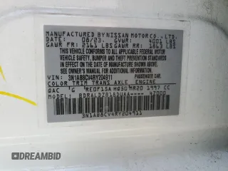 2024 Nissan Sentra SV z VIN 3N1AB8CV4RY204911, wystawiony jako Copart lot #47133605 z przebiegiem 17 207 mil mil oraz Szkoda całkowita • Salvage title. Historia ofert i sprzedaży dostępna na DreamBid. Obrazek 12.
