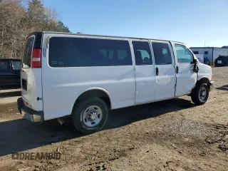 2010 Chevrolet Express Passenger LT with VIN 1GA2G1DG2A1148818, listed as a Copart auction lot 46236375 with 142,954 mi miles and Salvage title. Bid and sale history available at DreamBid. Image 3.