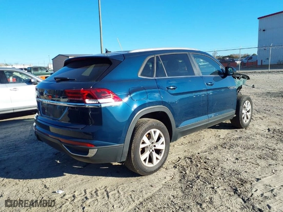 2020 Volkswagen Atlas Cross Sport 2.0T S with VIN 1V2AC2CA0LC201474, listed as a IAAI auction lot 41622355 with 73,084 mi miles. Bid and sale history available at carsss.com. Image 4.
