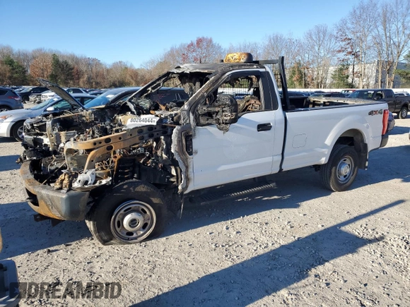 2017 Ford Super Duty F-250 SRW XLT with VIN 1FTBF2B67HEE34127, listed as a Copart auction lot 80264044 with Not Provided miles and Salvage Title. Bid and sale history available at carsss.com. Image 1.