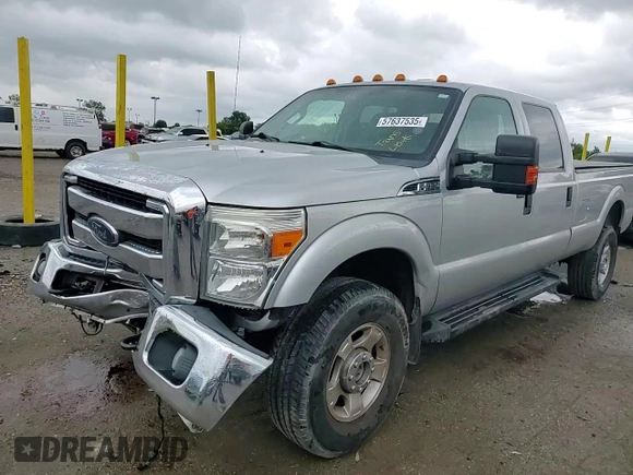 2013 Ford F-350 Platinum with VIN 1FT8W3BT6DEB44526, listed as a Copart auction lot 57637535 with 195,662 mi miles and Salvage title. Bid and sale history available at DreamBid. Image 13.
