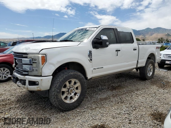 2017 Ford F-250 Lariat with VIN 1FT7W2BT6HED83358, listed as a Copart auction lot 60636715 with 140,578 mi miles and Salvage title. Bid and sale history available at DreamBid. Image 1.