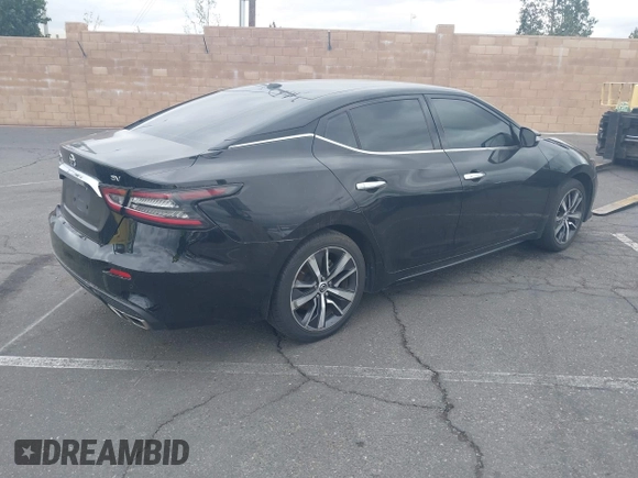 2020 Nissan Maxima SV with VIN 1N4AA6CVXLC377567, listed as a IAAI auction lot 41711739 with 86,935 mi miles. Bid and sale history available at carsss.com. Image 4.