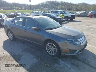 2011 Ford Fusion SEL with VIN 3FAHP0JG9BR267043, listed as a IAAI auction lot 41904289 with 168,580 mi miles. Bid and sale history available at carsss.com. Image 1.