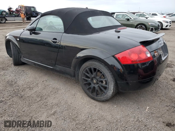 2005 Audi TT with VIN TRUTC28N551009655, listed as a Copart auction lot 75280194 with 0 mi miles and Salvage Title. Bid and sale history available at carsss.com. Image 2.