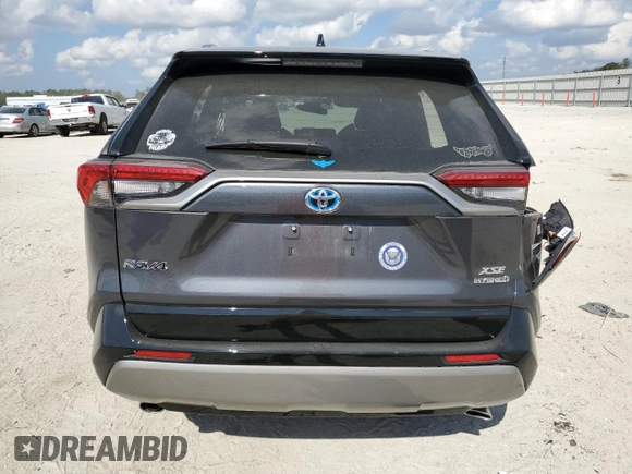 2024 Toyota RAV4 Hybrid XSE with VIN 2T3E6RFV5RW068430, listed as a Copart auction lot 44758425 with 15,369 mi miles and Non Repairable. Bid and sale history available at DreamBid. Image 6.