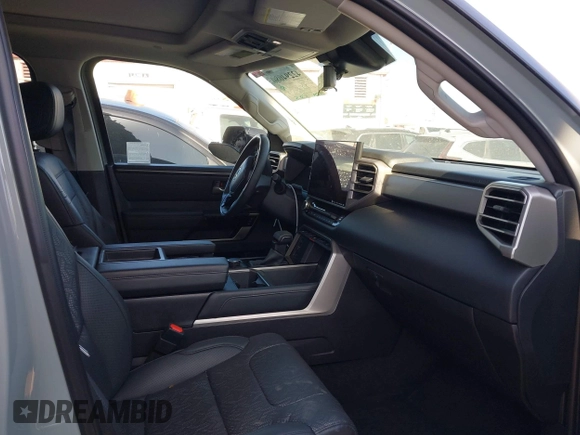 2024 Toyota Tundra Limited with VIN 5TFWA5DB1RX161817, listed as a IAAI auction lot 42294080 with 14,234 mi miles and . Bid and sale history available at DreamBid. Image 5.