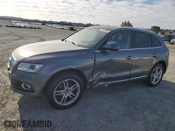 2017 Audi Q5 Premium Plus with VIN WA1L2AFP4HA006109, listed as a Copart auction lot 57851885 with 73,646 mi miles and Salvage title. Bid and sale history available at DreamBid. Image 1.