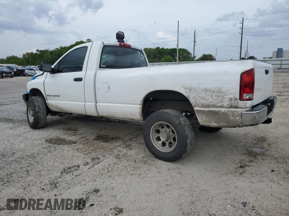 2004 Dodge Ram 2500 SLT with VIN 3D7KU26D64G225419, listed as a Copart auction lot 50386145 with 185,352 mi miles and Salvage Title. Bid and sale history available at carsss.com. Image 2.