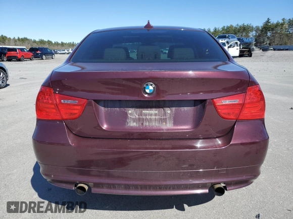 2010 BMW 3 Series 335i xDrive with VIN WBAPL3C50AA407839, listed as a Copart auction lot 52859285 with 121,486 mi miles and Salvage title. Bid and sale history available at DreamBid. Image 6.
