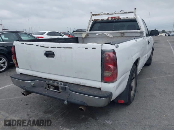 2006 Chevrolet Silverado 1500 Work Truck with VIN 3GCEC14V86G217163, listed as a IAAI auction lot 41885602 with 126,137 mi miles and . Bid and sale history available at DreamBid. Image 4.