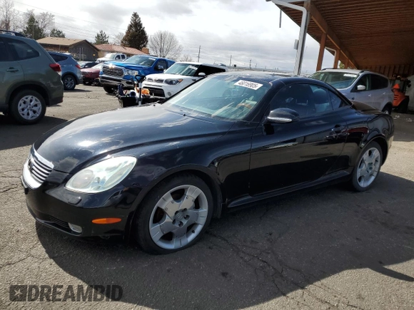 2004 Lexus SC 430 z VIN JTHFN48Y740060990, wystawiony jako Copart lot #48016905 z przebiegiem 77 766 mil mil oraz Nie do naprawy • Non repairable. Historia ofert i sprzedaży dostępna na DreamBid. Obrazek 2.