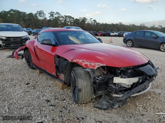 2023 Toyota GR Supra 3.0 with VIN WZ1DB0G02PW055205, listed as a Copart auction lot 84748904 with 0 mi miles and Clean Title. Bid and sale history available at carsss.com. Image 4.