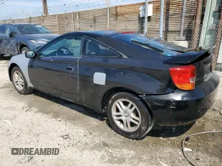 2000 Toyota Celica GT with VIN JTDDR32T8Y0034778, listed as a Copart auction lot 50468595 with 161,131 mi miles and Clean Title. Bid and sale history available at carsss.com. Image 2.