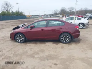 2014 Honda Civic Sedan EX-L with VIN 19XFB2F92EE056896, listed as a IAAI auction lot 41808362 with 88,714 mi miles. Bid and sale history available at carsss.com. Image 14.