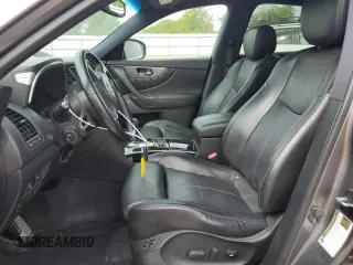 2015 Infiniti QX70 with VIN JN8CS1MU3FM380970, listed as a Copart auction lot 54387985 with 126,955 mi miles and Salvage Title. Bid and sale history available at DreamBid. Image 7.