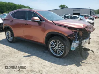 2025 Lexus NX 350h Premium with VIN 2T2GKCEZ3SC040711, listed as a Copart auction lot 56729615 with 5,997 mi miles and Salvage title. Bid and sale history available at DreamBid. Image 4.