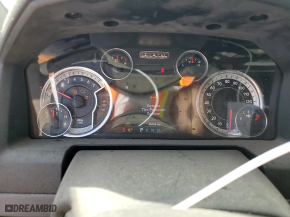 2017 Ram 1500 Big Horn with VIN 3C6RR7LT8HG506699, listed as a Copart auction lot 72126494 with 49,048 mi miles and Salvage Title. Bid and sale history available at carsss.com. Image 9.