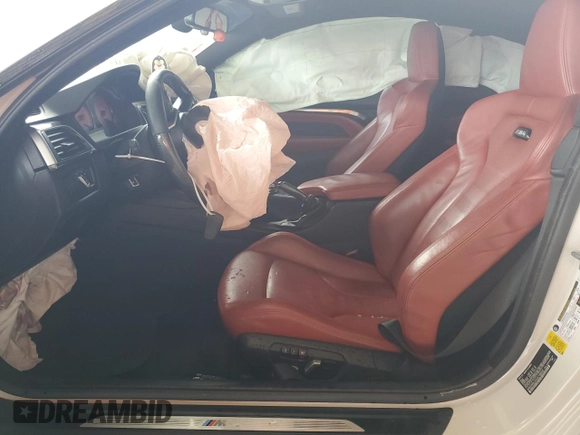 2016 BMW M4 with VIN WBS3R9C55GK708332, listed as a Copart auction lot 74582744 with Not Provided miles and Salvage Title. Bid and sale history available at carsss.com. Image 7.