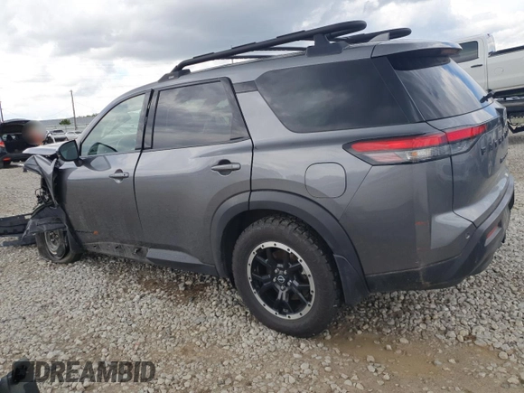 2023 Nissan Pathfinder SV z VIN 5N1DR3BD4PC274458, wystawiony jako Copart lot #56911285 z przebiegiem Nie podano mil oraz Szkoda całkowita • Salvage title. Historia ofert i sprzedaży dostępna na DreamBid. Obrazek 2.