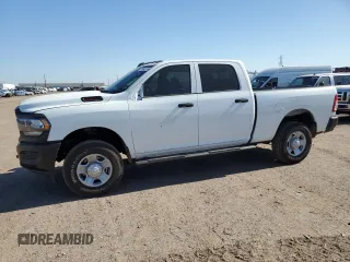 2024 Ram 2500 Tradesman z VIN 3C6UR5CJ4RG228480, wystawiony jako Copart lot #57084275 z przebiegiem 1 014 mil mil oraz Szkoda całkowita • Salvage title. Historia ofert i sprzedaży dostępna na DreamBid. Obrazek 1.