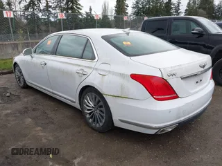 2017 Genesis G90 5.0L Ultimate with VIN KMHG54JH2HU033433, listed as a IAAI auction lot 41786156 with 55,652 mi miles. Bid and sale history available at carsss.com. Image 3.