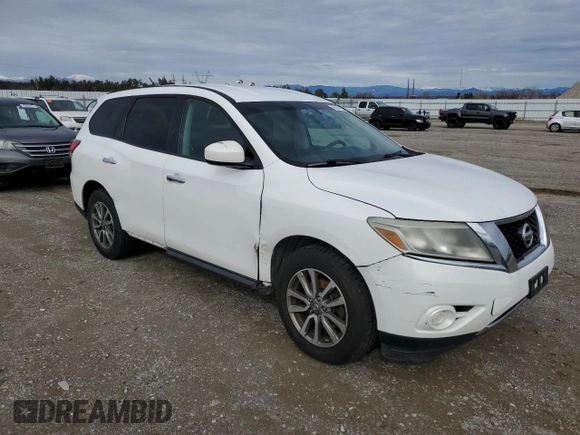 2013 Nissan Pathfinder S with VIN 5N1AR2MM6DC664306, listed as a Copart auction lot 45597835 with 176,144 mi miles and Clean Title. Bid and sale history available at carsss.com. Image 4.