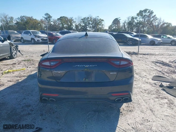 2019 Kia Stinger with VIN KNAE15LA7K6066305, listed as a IAAI auction lot 41238678 with 76,206 mi miles. Bid and sale history available at carsss.com. Image 16.