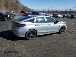 2023 Honda Civic Sport with VIN 19XFL2H80PE004879, listed as a Copart auction lot 49719945 with 22,958 mi miles and Salvage Title. Bid and sale history available at DreamBid. Image 3.