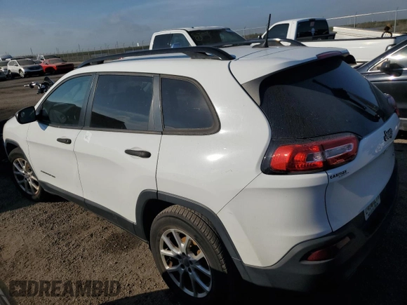 2016 Jeep Cherokee Altitude with VIN 1C4PJLAB6GW234549, listed as a Copart auction lot 58246085 with Not provided miles and Salvage title. Bid and sale history available at DreamBid. Image 2.
