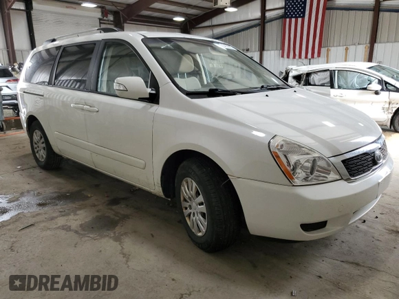 2011 Kia Sedona LX with VIN KNDMG4C70B6409693, listed as a Copart auction lot 54836905 with 144,161 mi miles and Clean Title. Bid and sale history available at carsss.com. Image 4.