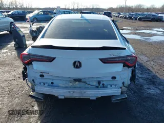 2021 Acura TLX w/A-Spec Package with VIN 19UUB5F59MA013665, listed as a IAAI auction lot 41569907 with 48,429 mi miles. Bid and sale history available at carsss.com. Image 16.